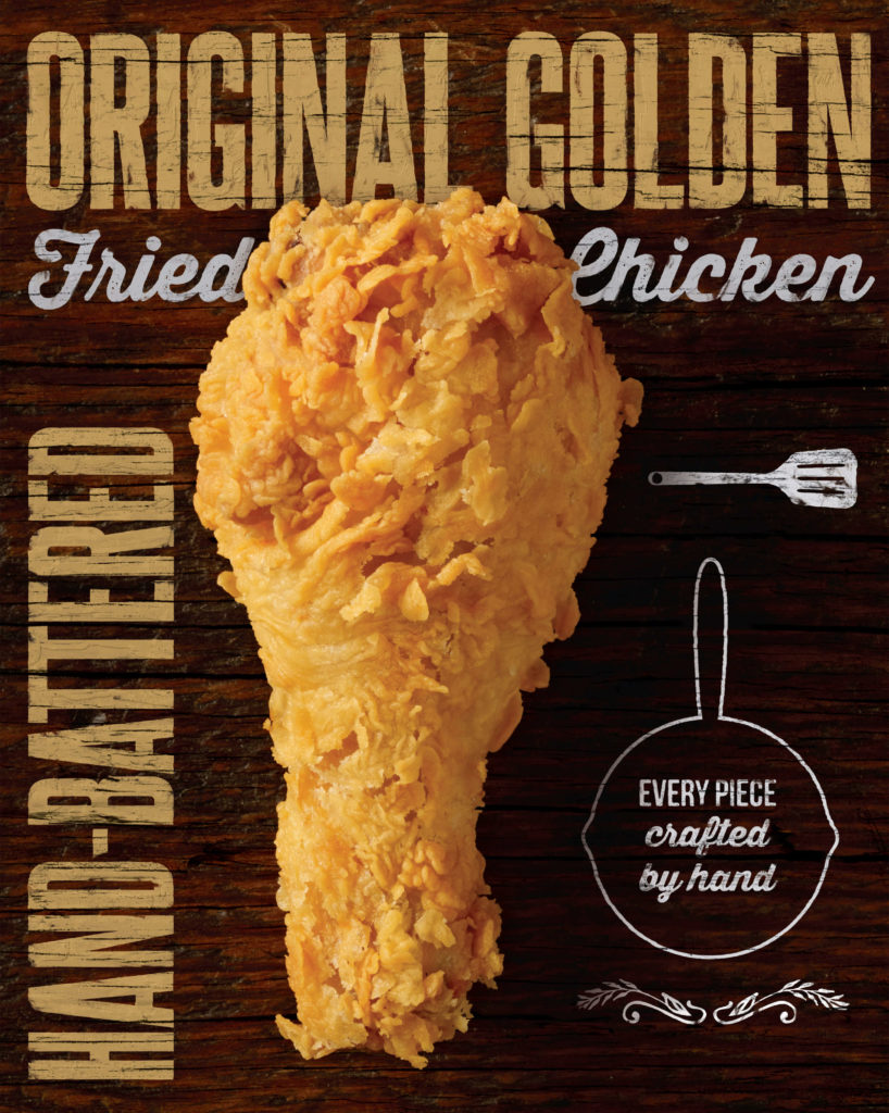 Golden Chick Plexi Fried Chicken