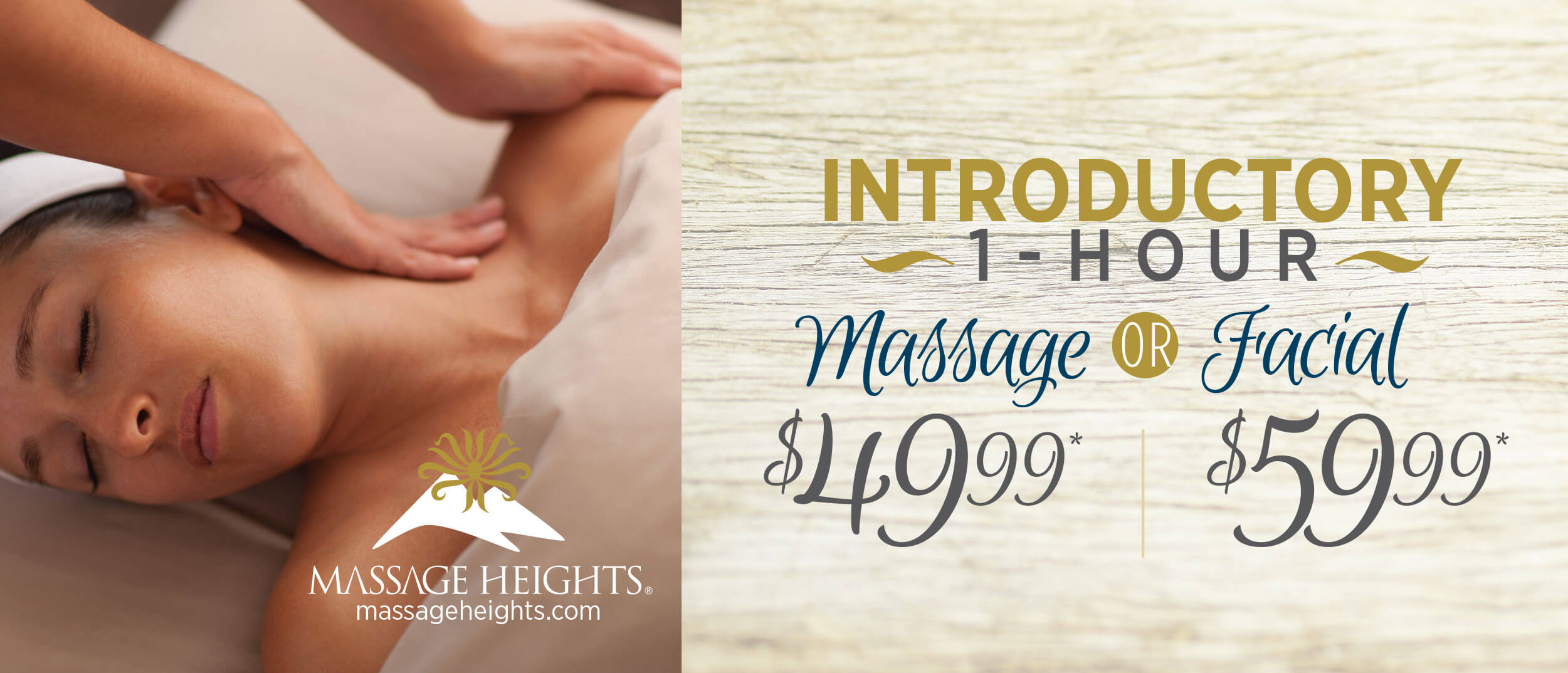 Massage Heights Intro Massage Flyer