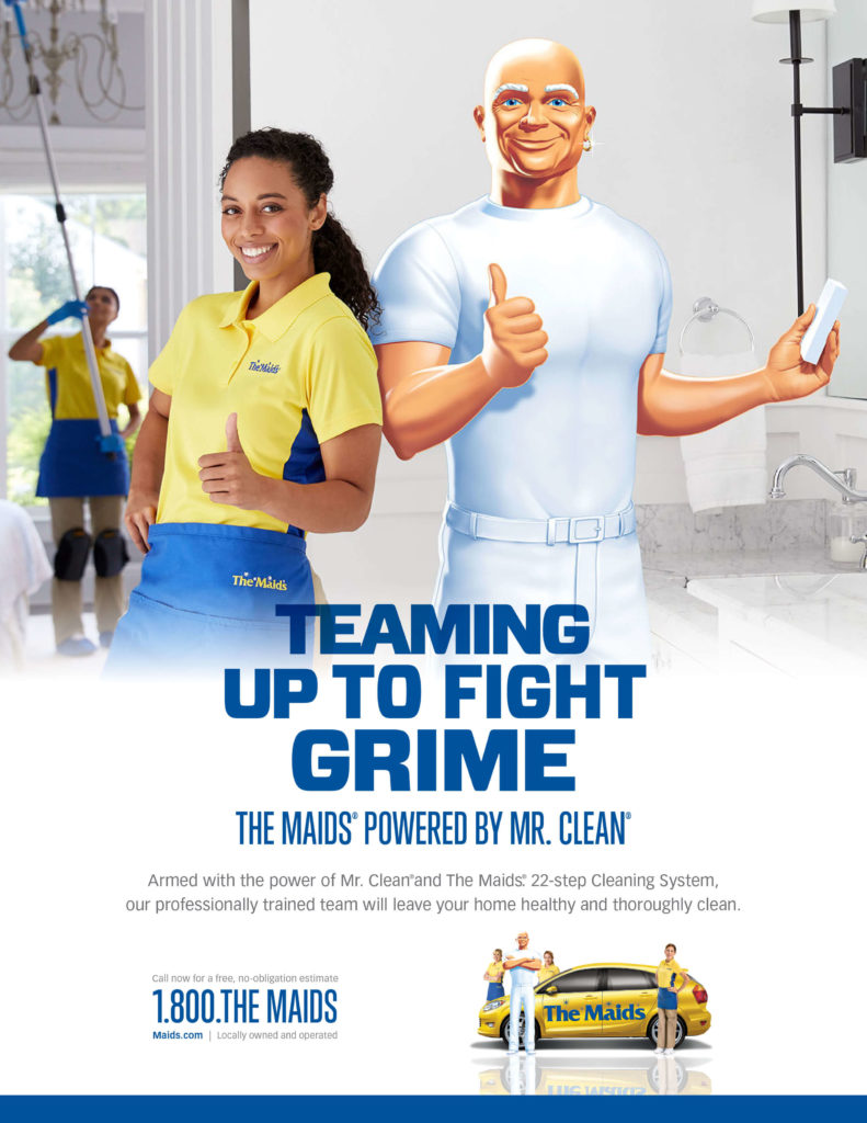 The Maids Mr Clean Fighting Grime Ad