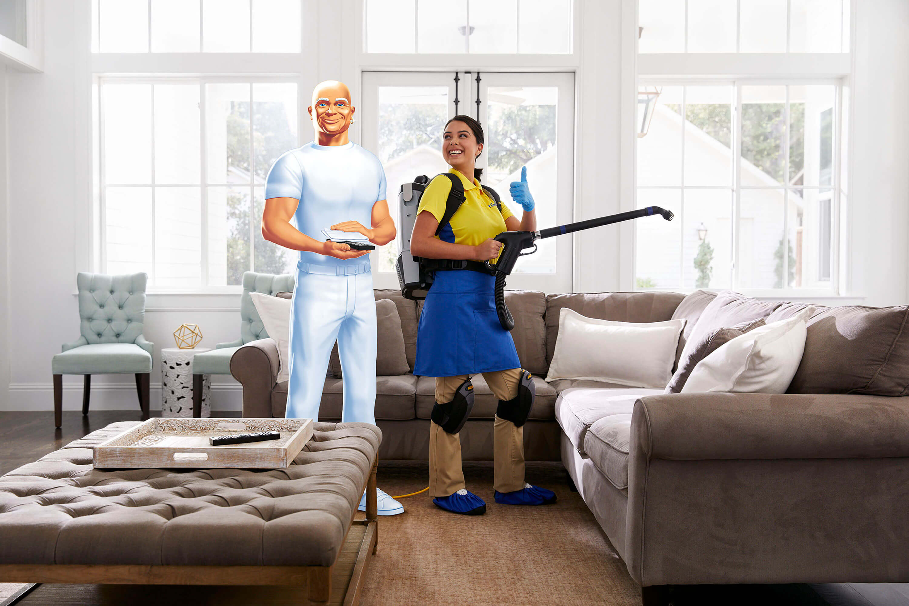 The Maids Mr Clean Living Room