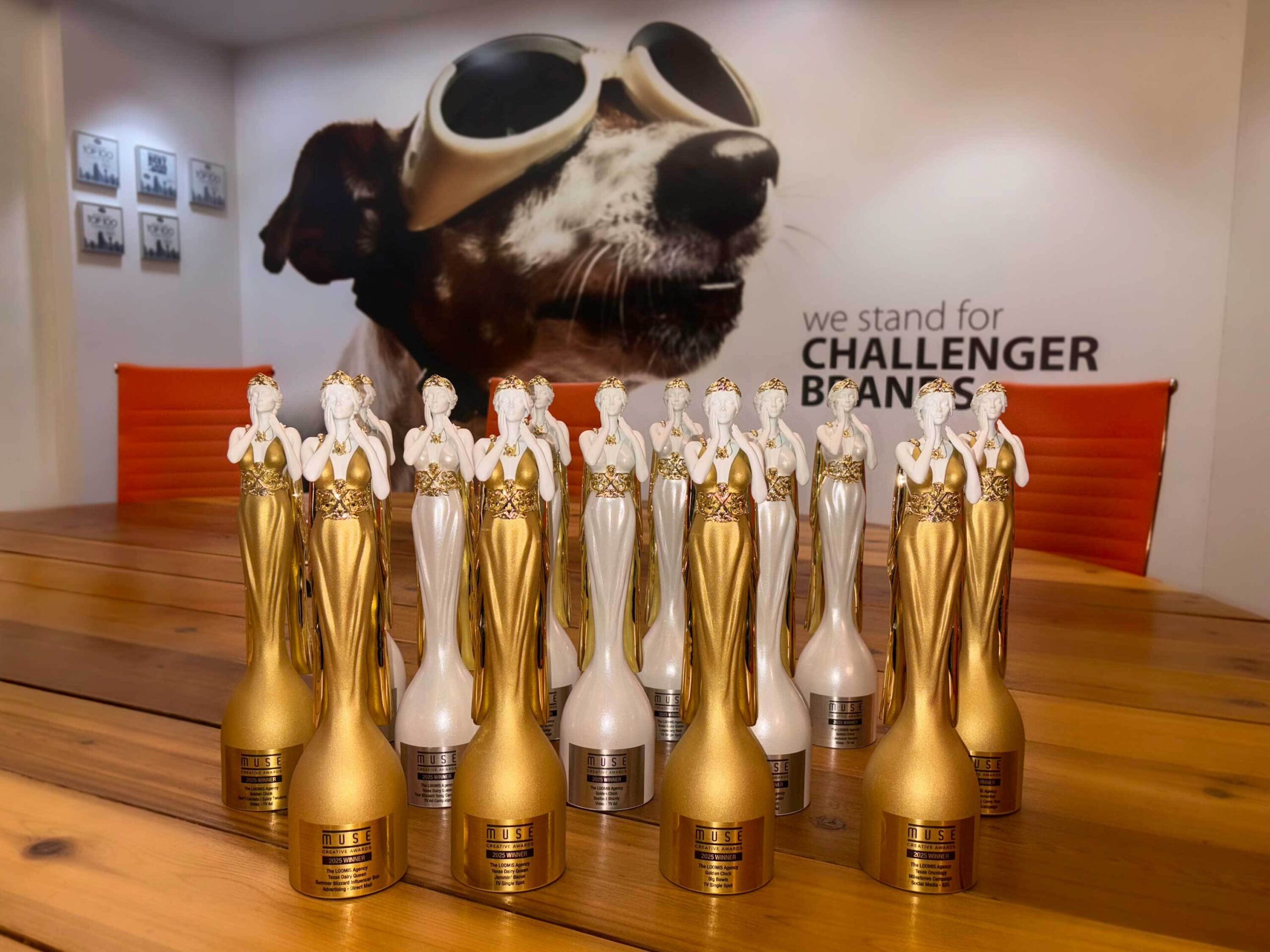 LOOMIS WINS 4X THE PLATINUM AT MUSE CREATIVE AWARDS - The Loomis Agency The Loomis Agency